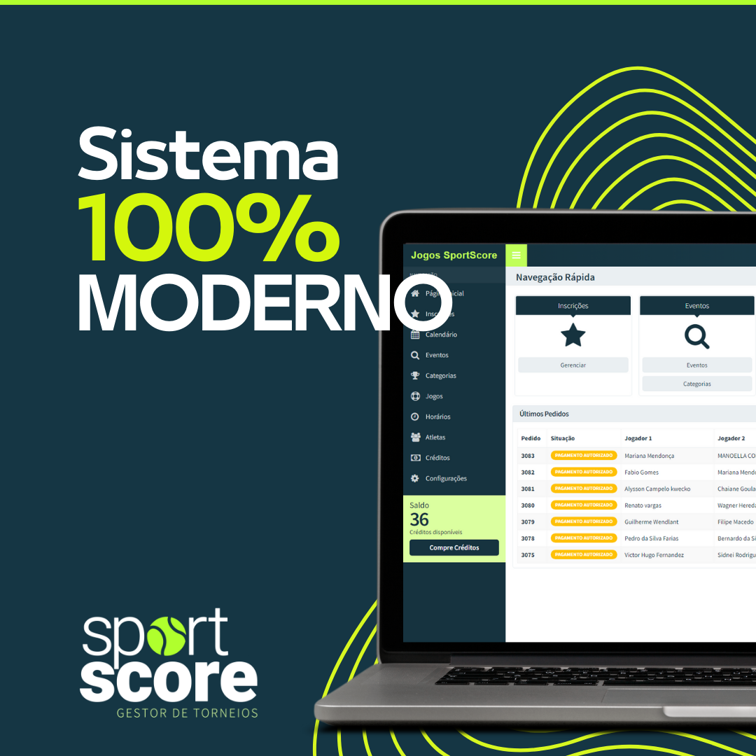 Quer tornar a organização dos seus torneios mais fácil, rápida e eficiente?