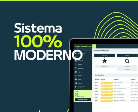 Quer tornar a organização dos seus torneios mais fácil, rápida e eficiente?